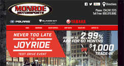 Desktop Screenshot of monroe-motorsports.com